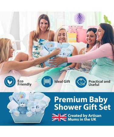 Baby Box Shop New Born Baby Boy Gifts Set - Blue | New Baby Essentials & Hampers - Buy Online on SooperMarket.com