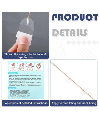 Maitys 136-Piece Face Lift Tapes with Lifting Rope Sets - Invisible Instant Facelift Patch for Women | Neck and Eye Lift Tape for Face Beauty - Buy Online on SooperMarket.com