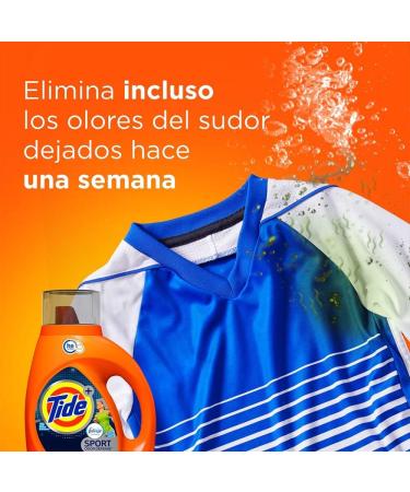 Tide Plus Febreze Sport Odor Defense Liquid Laundry Detergent 84 oz | HE Turbo Clean 54 Loads - Buy Internationally - Buy Online on SooperMarket.com