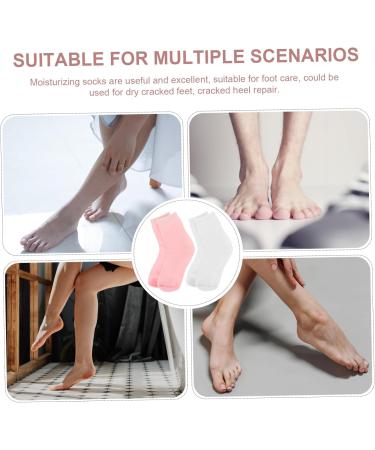 minkissy 2 Pairs Socks for Women Womens Socks Cleft Foot Moisturizing Gel Lovers - Buy Online on SooperMarket.com