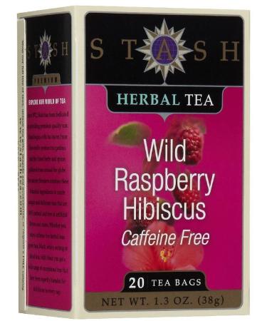 Stash Tea Wild Raspberry Hibiscus tea - 20 ct