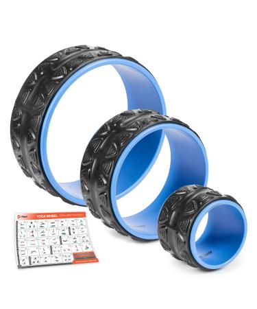 Lifepro Yoga Wheel Set of 3 for Back Pain Relief, Shoulder Relief, Neck Relief, Back Alignment-Yoga Back Roller Wheel-Back Popper, Pilates Wheel, Exercise Yoga Wheel, Back Cracker Wheel