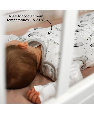 Nuby Penguin Design 2.5 Tog Sleeping Bag | For Babies 6-18 Months | White - Buy Online on SooperMarket.com