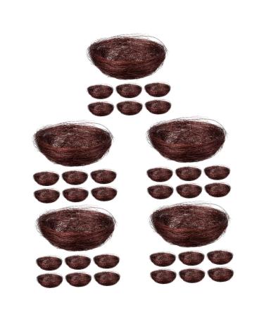 Besportble 100 Stk Simulated Vogelnest Grasvogelh tte M rchengarten Vogelnest Vogelbruth hle Handmade birdhouses Rustic residential culture Easter nest parlor naturally confetti hemp silk of course