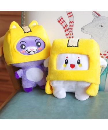 Lankybox Plush Foxy & Rocky: Detachable Head Mask | Lankybox Merch for Girls, Boys & Friends - Buy Online on SooperMarket.com