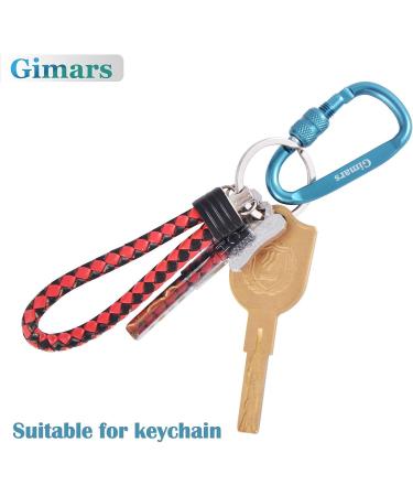 Gimars 10-Piece 6cm Mini Carabiner Set with Screw Cap - Colorful Hooks for Camping Fishing Hiking & Travel - Durable and Versatile Carabiners - Buy Online on SooperMarket.com