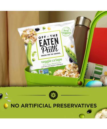 Off The Eaten Path Veggie Crisps Variety Pack - 1.25 oz (Pack of 16) | Rice, Peas, Black Beans | Mosaic Veggie Crisps - Buy Online on SooperMarket.com