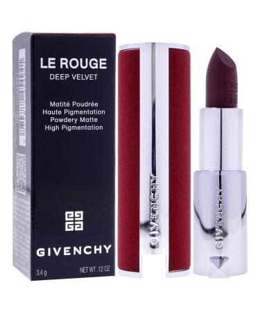 Givenchy Le Rouge Deep Velvet Matte Lipstick N38 Grenat Fume - Luxury Lip Color for Women - 0.11 oz - International Shipping Available - Buy Online on SooperMarket.com