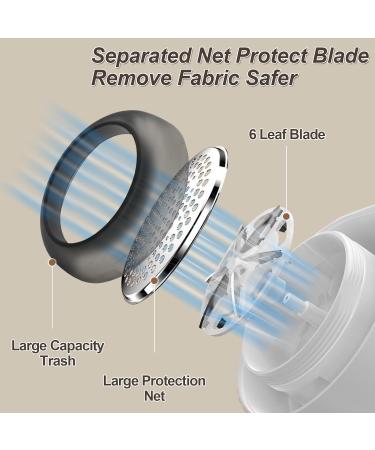 Rechargeable Fabric Shaver & Lint Remover | Cordless Electric Sweater Lint Shaver with 6-Leaf Stainless Steel Blades for Clothes & Furniture - Buy Online on SooperMarket.com