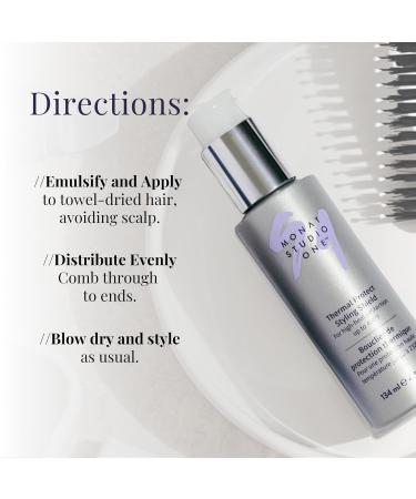 MONAT Studio One Thermal Protect Styling Shield - Ultimate Heat Protectant for Hair | 134 ml | Protect Against Heat Damage & Enhance Your Style - Buy Online on SooperMarket.com