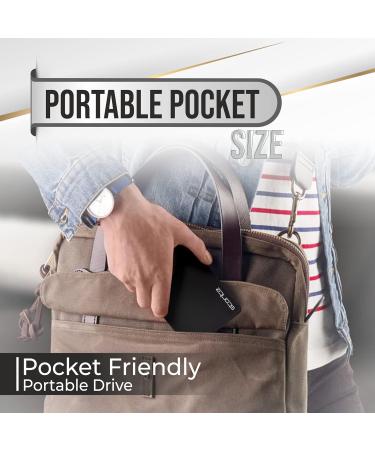 Storite Ultra Slim Portable External Hard Drive - 320GB - Black - Buy Online on SooperMarket.com