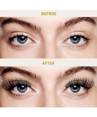 72 B&Q D Curl Cluster Lashes | Natural DIY Soft Eyelash Extensions - 12mm D-12 UK-FD-B48 - Buy Online on SooperMarket.com