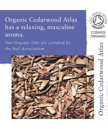 Absolute Aromas Organic Cedarwood Essential Oil 10ml - 100% Pure Natural Vegan - Aromatherapy and Diffuser Blend - Cruelty-Free - Pack of 1 - Buy Online on SooperMarket.com