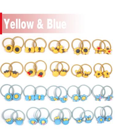 120pcs Mix Color Girls Elastic Hair Ties | Soft Rubber Bands for Kids | Hair Accessories for Girls, Teens, and Children - Buy Online on SooperMarket.com
