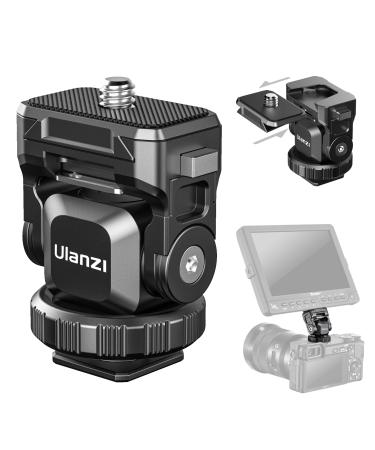 R067 Quick Release Monitor Mount, Angle Adjustable Camera Hot Cold Shoe Fill Light Mic Holder Bracket, 1/4" Fast Slide Plate Video Shooting Accessories Compatible with Sony Canon Nikon Fujifilm DSLR
