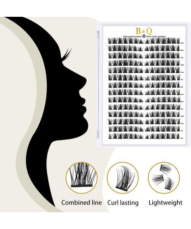 72 Cluster Lashes D Curl | Natural DIY D-MIX B22 Soft Fluffy Eyelash Extensions - Buy Online on SooperMarket.com