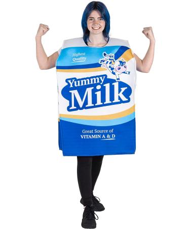 Chocolate Milk Halloween Couples Costume - Funny Carton and Syrup Bottle Outfits - Buy Online on SooperMarket.com