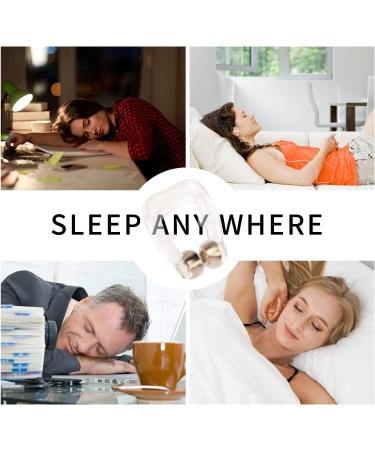 Silicone Magnetic Anti Snoring Nose Clip - Quieter Sleep Solution - Buy Online on SooperMarket.com