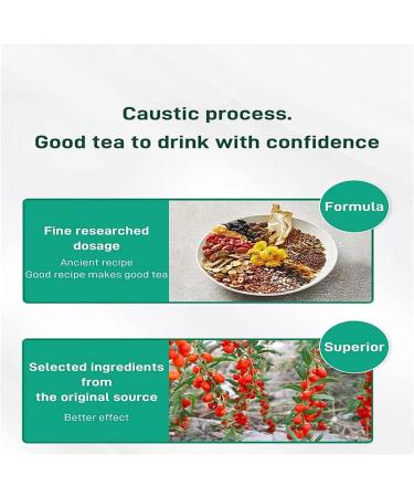 Daily Liver Nourishing Tea 18-Flavor Herbal Chrysanthemun Cassia Seeds Liver Soothing Tea Everyday Nourishing Liver Tea (1 Box) - Buy Online on SooperMarket.com