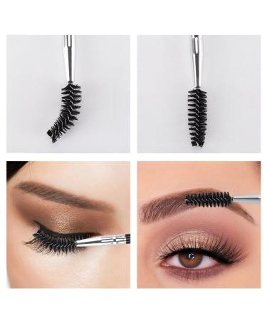 4Pcs Eyebrow Brush Set - Folding Eyelash Separator Comb & Lash Spoolie Mascara Applicator for Perfect Brows - Buy Online on SooperMarket.com