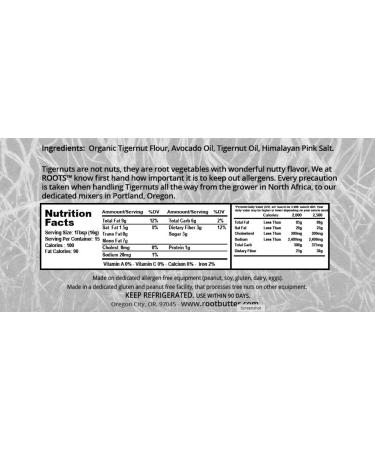 ROOTS Tigernut Butter - Aip and Paleo Vegan Compliant - Nut Free, Seed Free, Gluten Free, Soy Free - Original Flavor 3 Pack (8.5 oz each) - Buy Online on SooperMarket.com