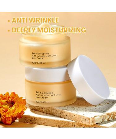 Retinol Eye Cream Retinol Peptide Anti Wrinkle Eye Cream Anti Aging Eye Cream for Dark Circles and Puffy Eyes Under Eye Cream for Women/Men Skincare Fine Lines Improve Skin Tone 30g - Buy Online on SooperMarket.com