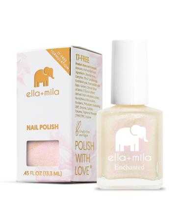 ella+mila Professional Nail Polish - Quick Dry Nail Polish - Long-Lasting & Chip Resistant Formula (Enchanted Collection - Everglow - 0.45 fl oz)