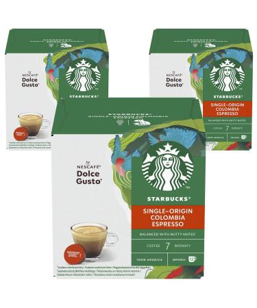 Nescafe Dolce Gusto Starbucks Colombia Espresso x 3 Boxes (36 Capsules)