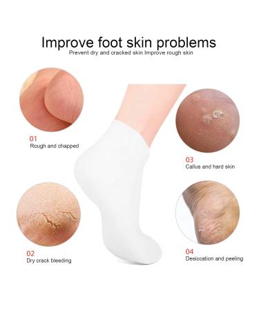 2 Pairs Moisturizing Foot Spa Socks | Hydrating Peel Treatment for Soft Feet - International Shipping - Buy Online on SooperMarket.com