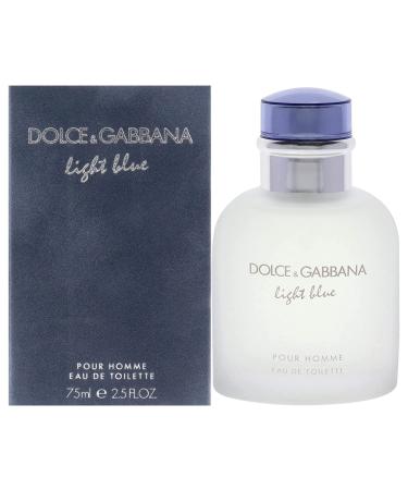 Dolce & Gabbana Light Blue for Men Eau de Toilette Spray 2.5 Fl Oz - Authentic Fragrance for Men - Buy Online on SooperMarket.com