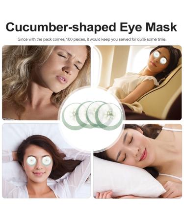 OSALADI 100pcs Disposable Cucumber Eye Masks - Nonwoven Beautifying Eye Skin Care - Perfect for International Shipping - Buy Online on SooperMarket.com