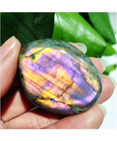 Natural Gemstone Beautiful Purple Light Labrador Palm Stone Crystal Spiritual Crystal Home Decoration Stone Collection (Color : 40-50g Size : 1pc) 1pc 40-50g - Buy Online on SooperMarket.com