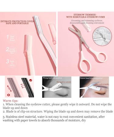 Buy 5-in-1 Eyebrow Trimmer Kit | Eyebrow Scissors Facial Razors & Shaping Tools - Perfect for Women Fast International Shipping - Buy Online on SooperMarket.com