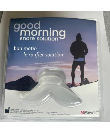 Good Morning Snore Solution Mouthpiece - Oral Anti Snoring Mouthpiece Device for Men & Women - Snoring Solution Nighttime Mouth Guard for Jaw - Oral Health And Personal Care Products for Sleeping (MDEL#2961) - Buy Online on SooperMarket.com