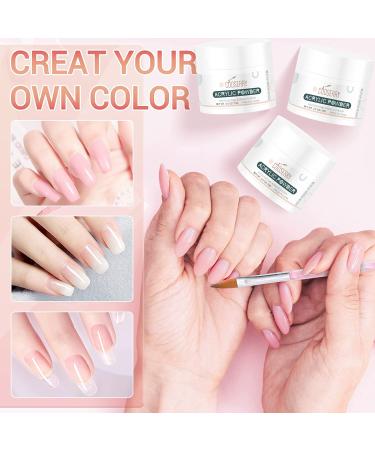 Cooserry 72 in 1 Acrylic Nail Kit - 24 Color Professional Set for Beginners | Complete Acrylic Nail Extension Tools - Buy Online on SooperMarket.com
