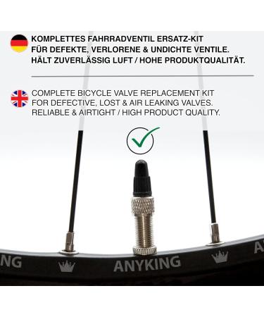 Bicycle Valves Replacement Set - 8 Parts Dunlop Flash Valve Kit for PUKY City & Holland Bikes | Durable Spare Parts & Accessories - Buy Online on SooperMarket.com