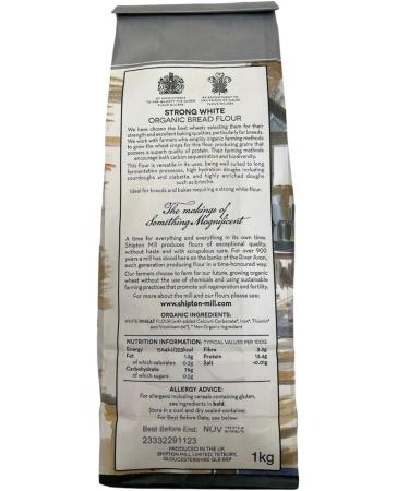 Shipton Mill Strong White Bread Flour 1Kg l Traditional White Flour l English Grain - Buy Online on SooperMarket.com