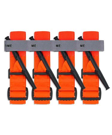 Rhino Rescue Tourniquets one-hand first aid set for emergency bleeding military life-saving no-falling paramedic for battles in the open field tactically with plastic winch 4PCs orange orange