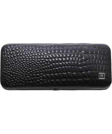 ZWILLING Manicure & Pedicure Set - 5-Piece Nail Care Kit in Black Crocodile Edition - Premium Cowhide Quality for International Shipping - Buy Online on SooperMarket.com