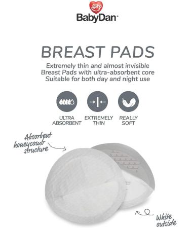 BabyDan Ultra Soft Disposable Nursing Pads for Breastfeeding & Pumping - Black 24 Pack - Buy Online on SooperMarket.com