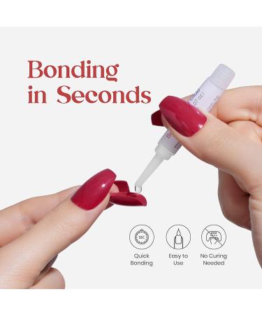 Beetles Nail Glue (0.07oz) 20pcs - Professional Quick Dry Adhesive for Acrylic, Press On, and Fake Nails - Buy Online on SooperMarket.com