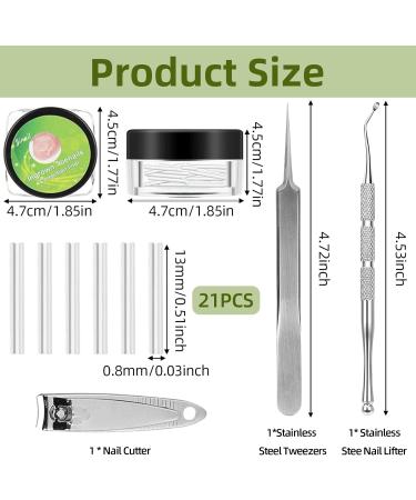 (12 +3) Ingrown Toenail Correction Treatment Kit Toenail Straightener Strips Recover Clips Plastics Ingrown Toenail Correction Strips Brace Kit for Women Men Ingrown Thick Nail - Buy Online on SooperMarket.com