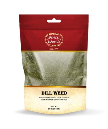 Spicy World Dill Weed 7 Ounce Bag | Perfect Seasoning and Spice for Salads and Soups 1 Count (Pack of 1)