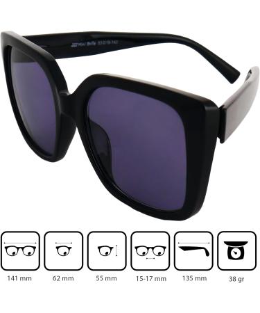 Stylish Retro Mini Glasses | Prescription Butterfly Sunglasses for Women | Thick Frame Free Case 1.0 Diopter - Buy Online on SooperMarket.com