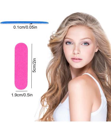 100PCS Nail File Set Disposable Mini Nail File 180/240 Professional Care Mini Nail Files Double Sided Emery Board Buffer Set Grit Double Sided Emery Board for Manicure Nail Studio Home Nail Care - Buy Online on SooperMarket.com