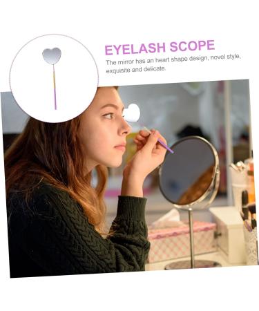 Beavorty 5pcs Eyelash Check Mirror - Stainless Steel Handheld Mirror for Lash Tech Supplies and Extension, Beauty Salon Tool - Buy Online on SooperMarket.com