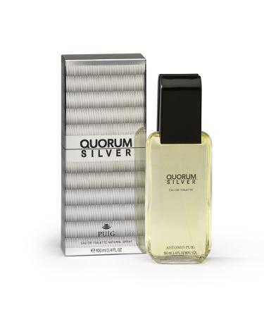 Quorum by Antonio Puig for Men - Classic Woody Spicy Designer Cologne For Him - Cedar Mandarin Orange And Pink Pepper Notes - Sophisticated And Portable Glass Bottle Design - 3.4 oz EDT Spray
