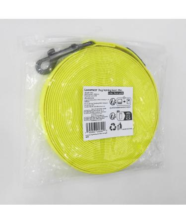 Looxmeer Tear-Resistant Dog Leash 3m to 30m Options | Neon Yellow Tow Lines with Hand Loop & D Carabiner | Ideal for Training & Outdoor Adventures - Buy Online on SooperMarket.com