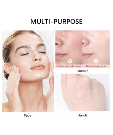 Watermelon Niacinamide Facial Serum | Pore Minimizer & Hydrating Makeup Primer | Lightweight Glow Serum (75ML - Buy Online on SooperMarket.com