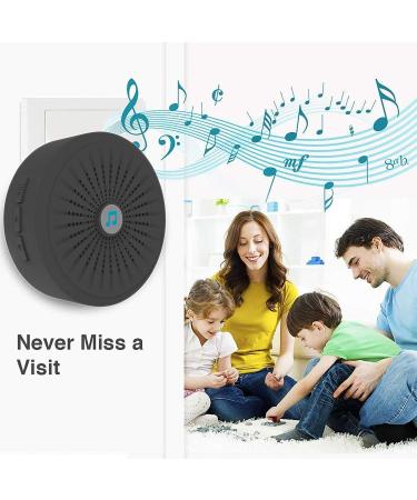 Allomn Pet Training Doorbell - Wireless Communication System with Adjustable Volume 1 Receiver & 2 Transmitters - Ideal for Dog Training - EU Connector - Buy Online on SooperMarket.com